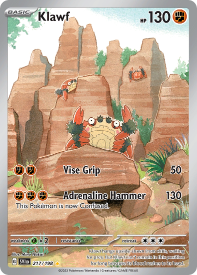 Klawf 217/198 - Illustration Rare - Scarlet & Violet Base Set