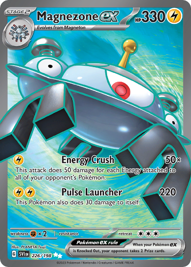 Magnezone EX 226/198 - Full Art Ultra Rare - Scarlet & Violet Base Set
