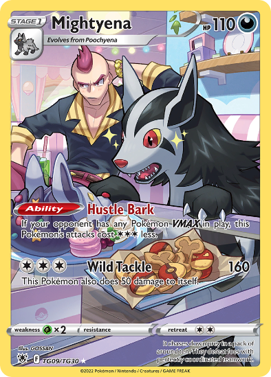 Mightyena TG09/TG30 - Trainer Gallery Holo Rare - Astral Radiance