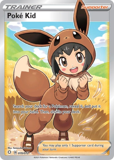 Poké Kid 070/072 - Full Art Ultra Rare - Shining Fates