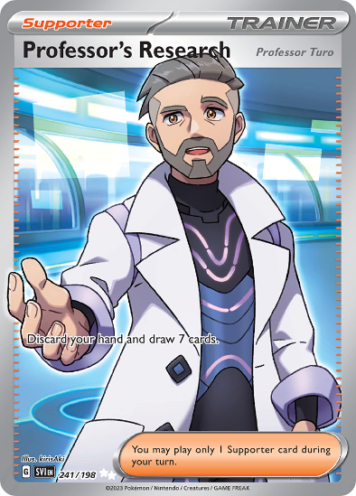 Professor's Research 241/198 - Full Art Ultra Rare - Scarlet & Violet Base Set