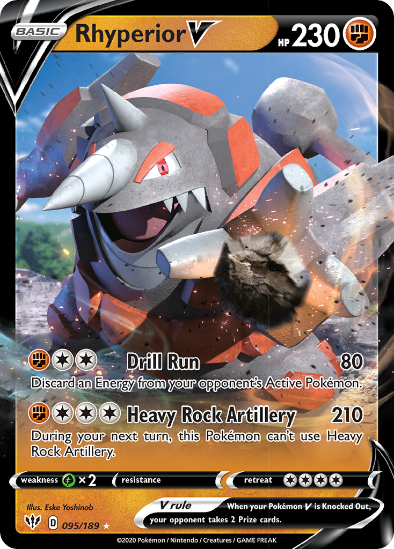 Rhyperior V 095/189 - Ultra Rare - Darkness Ablaze