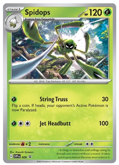 Spidops SVP009 - Rare - Scarlet & Violet Black Star Promo