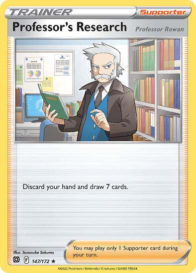 Professor's Research 147/172  - Non Holo Rare - Brilliant Stars