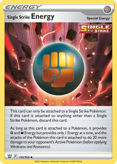 Single Strike Energy 141/163 - Uncommon - Battle Styles